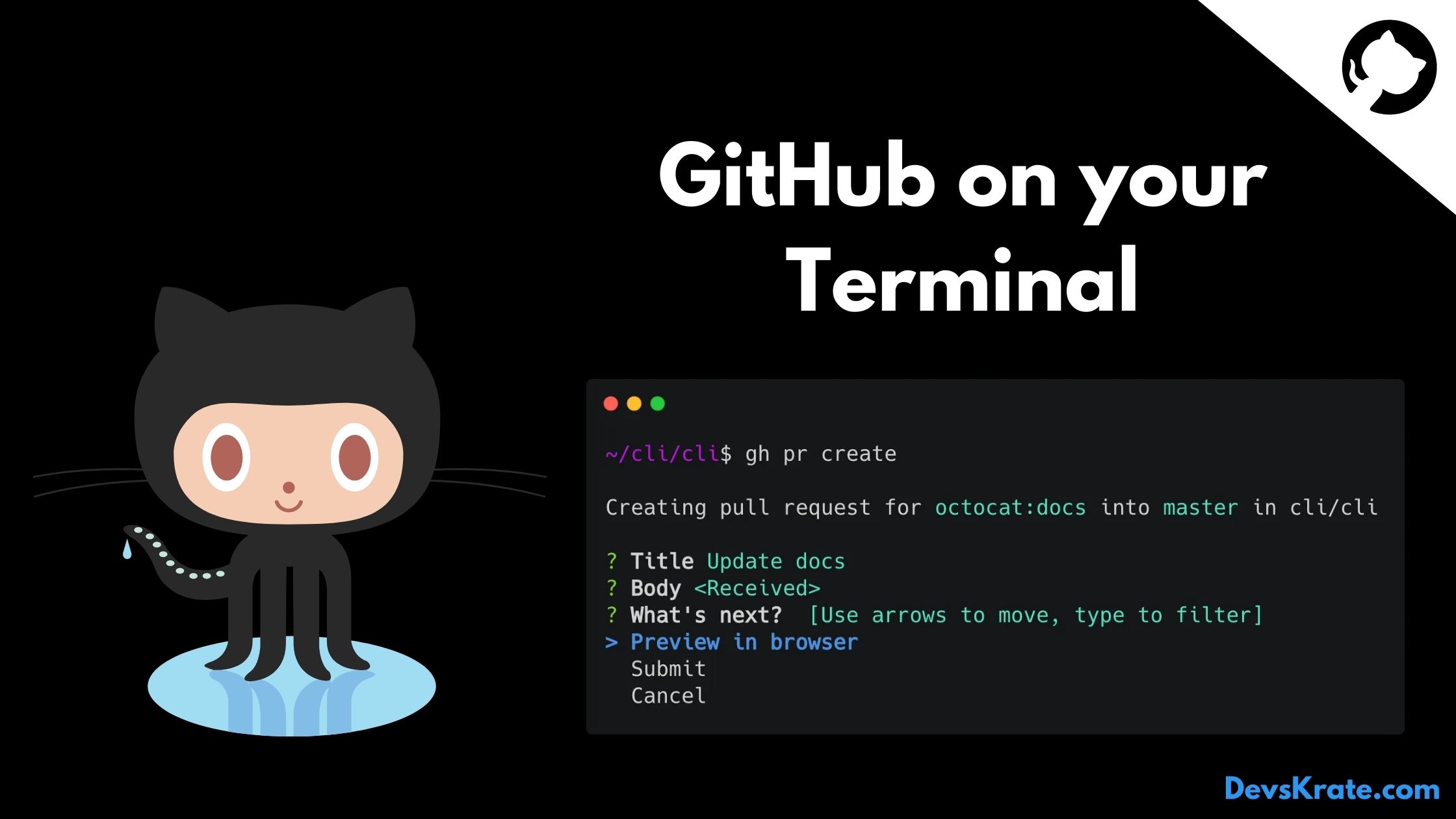 What is GitHub CLI and How to use?