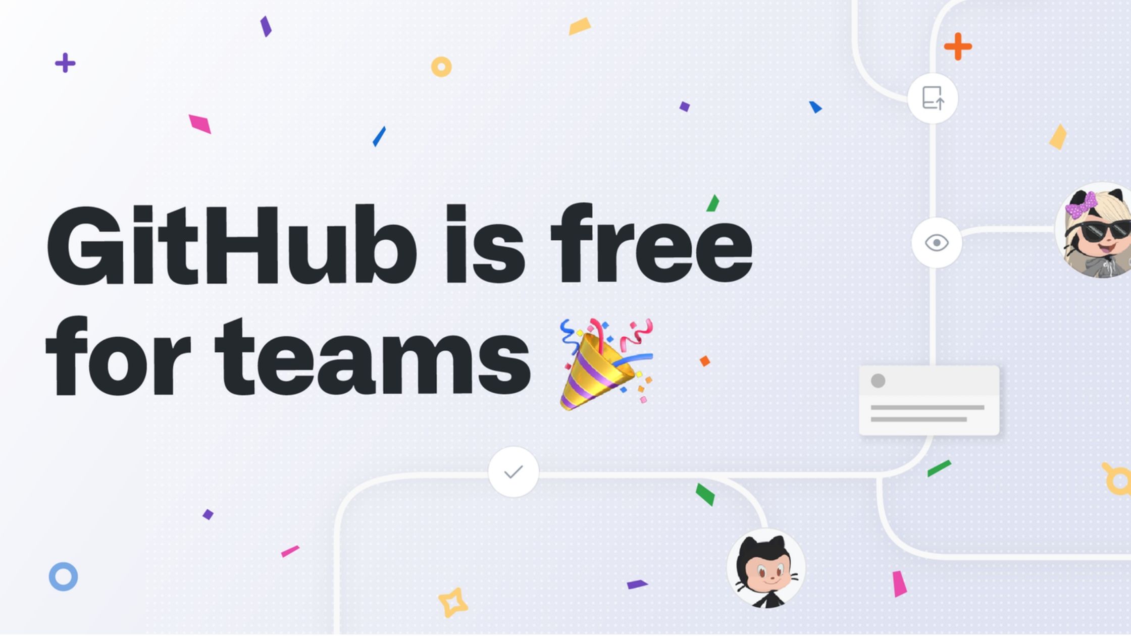 Github teams is free for everyone