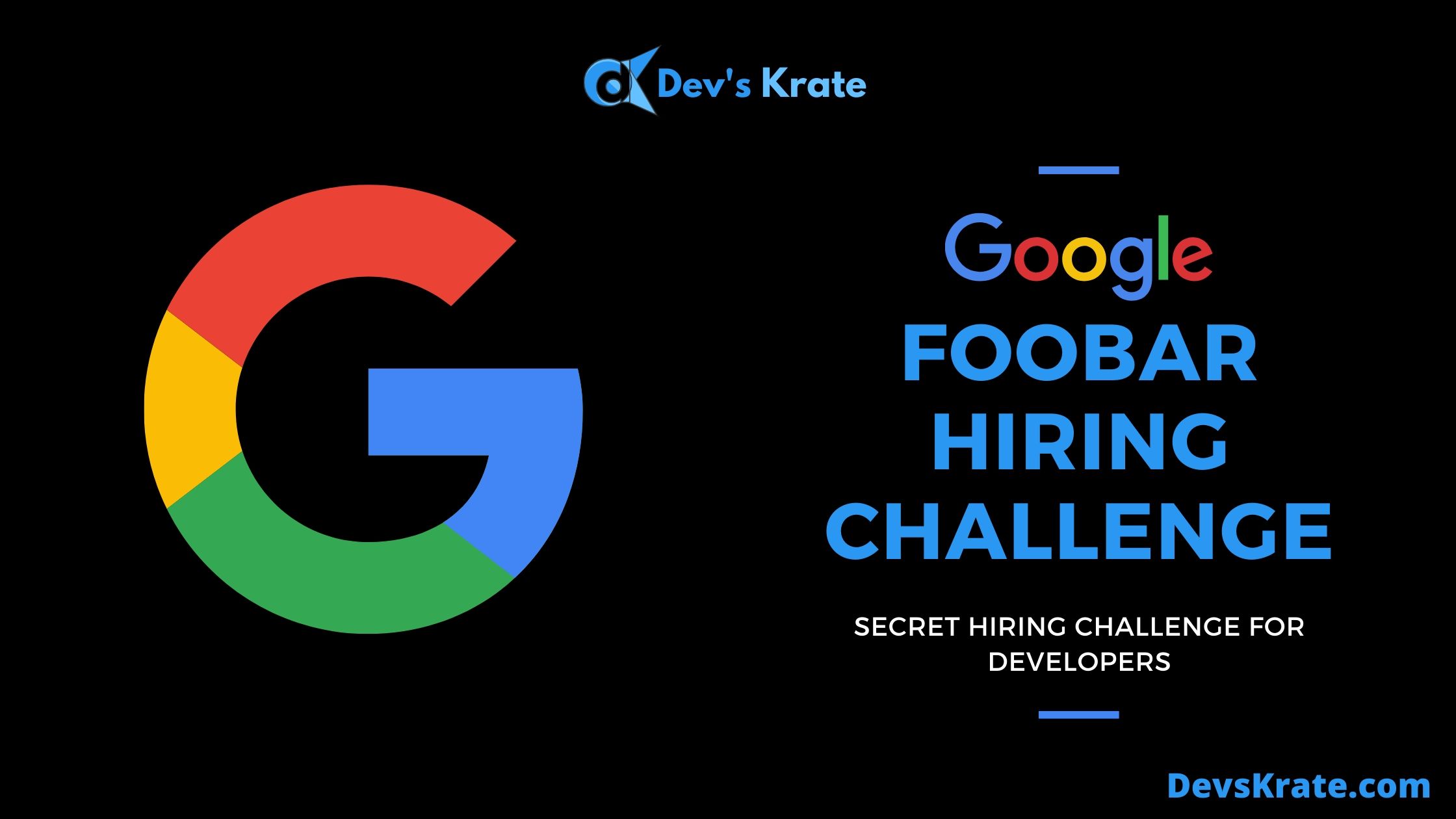 Google's FooBar - The Secret Hiring Challenge