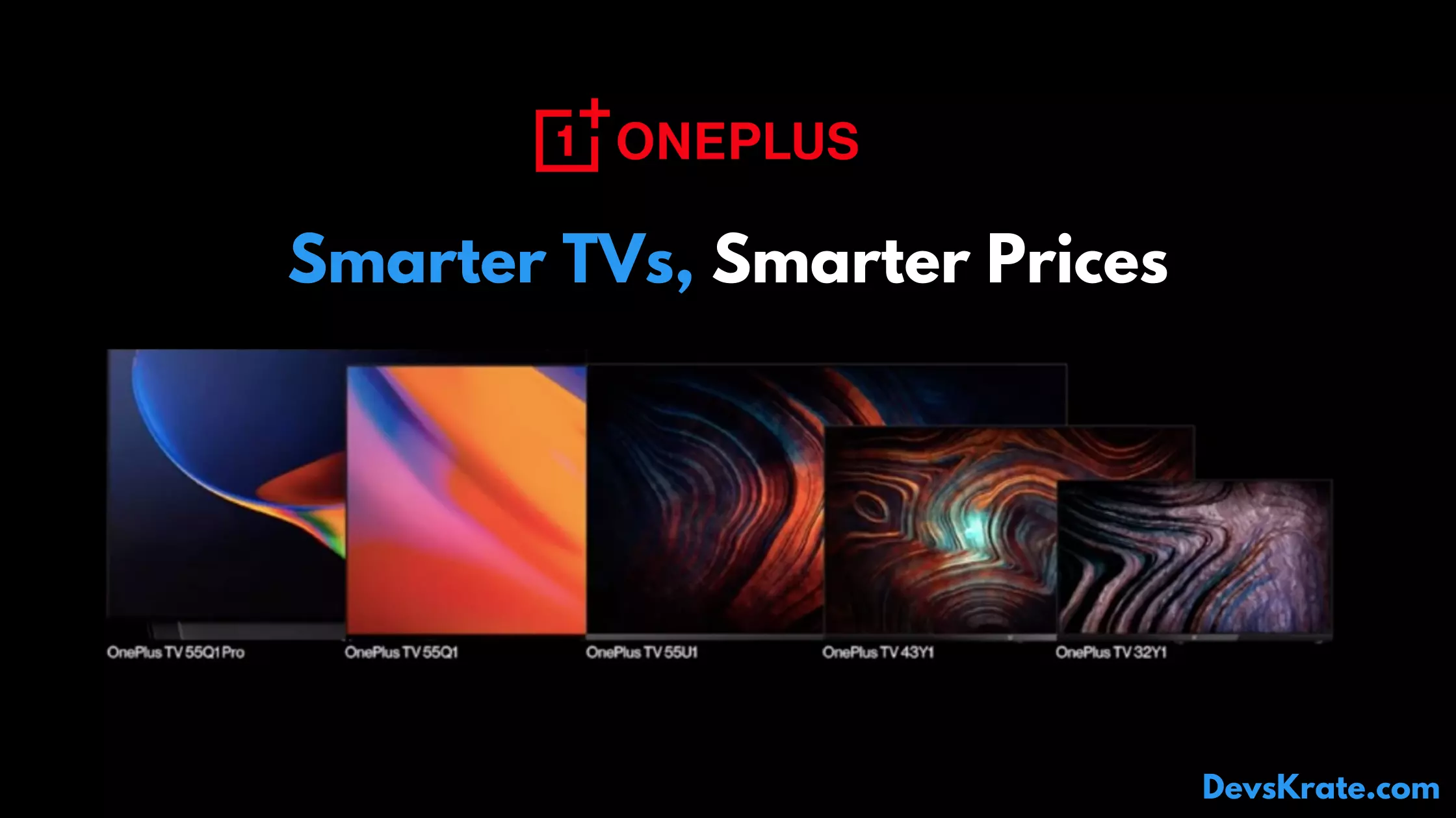 OnePlus Launches Three New Affordable TVs Under the U- & Y-Series