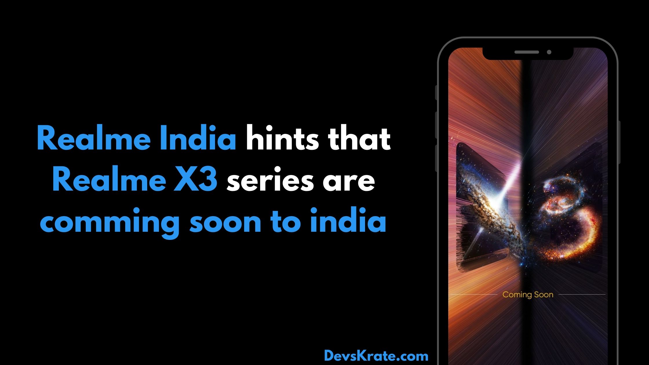 Realme X3 series coming to India