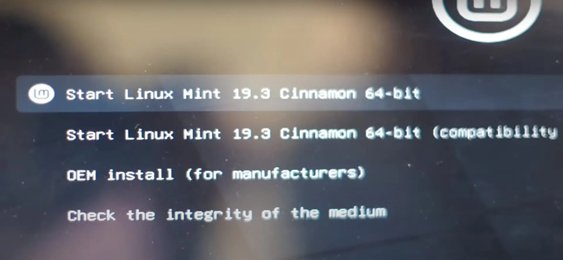 Select Linux Mint