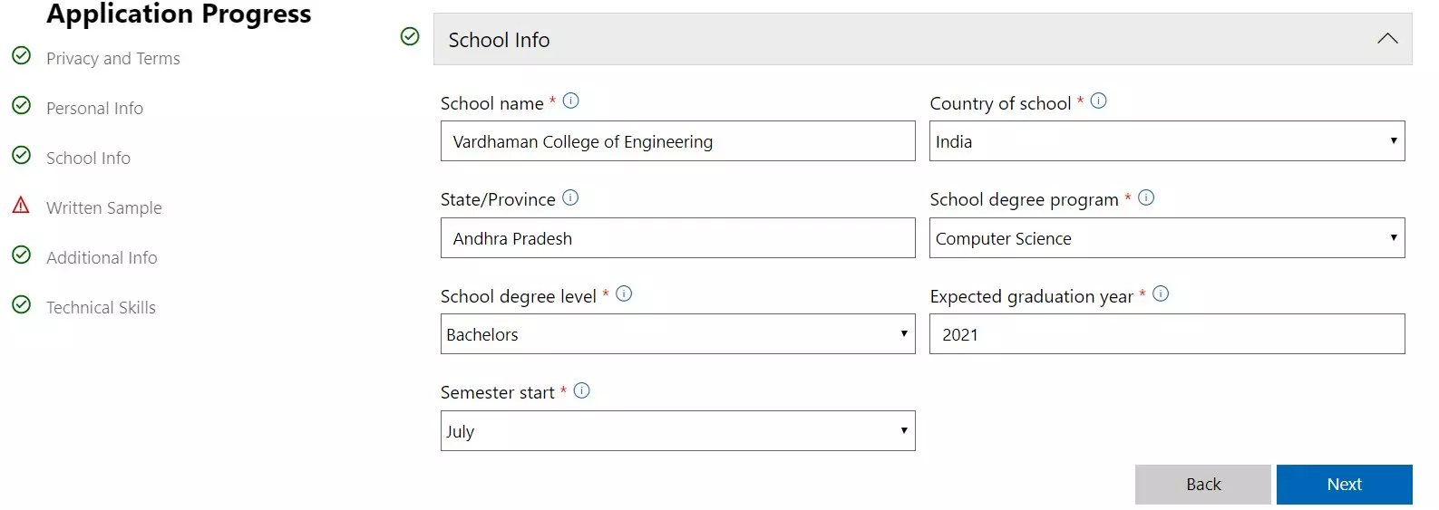 Student Learn Ambassador Application