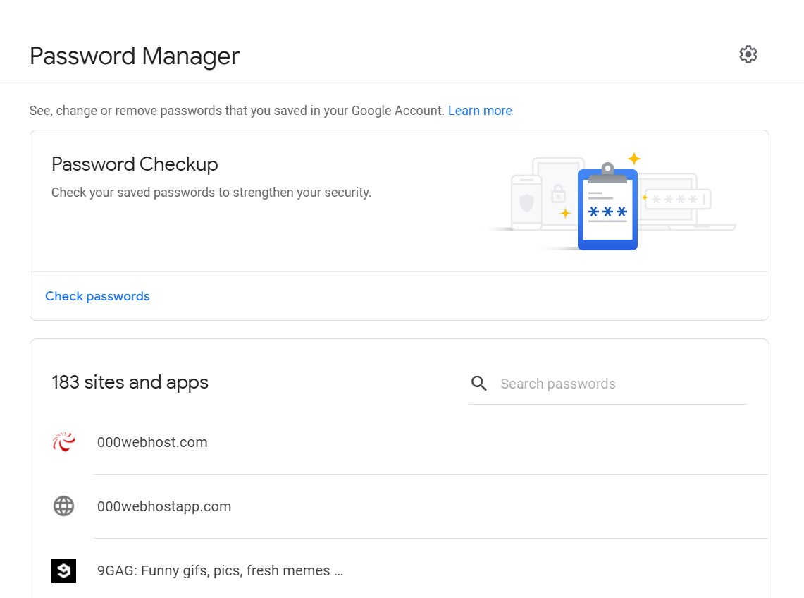 Google Password Manager